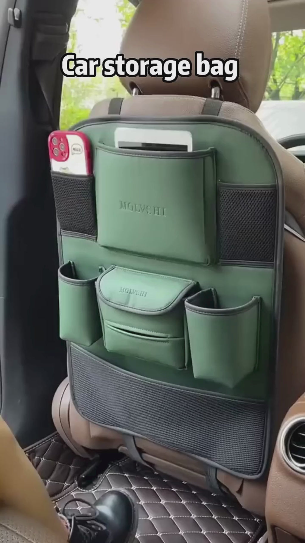 Car Seat Back Organizer Storage (Pack of 2)