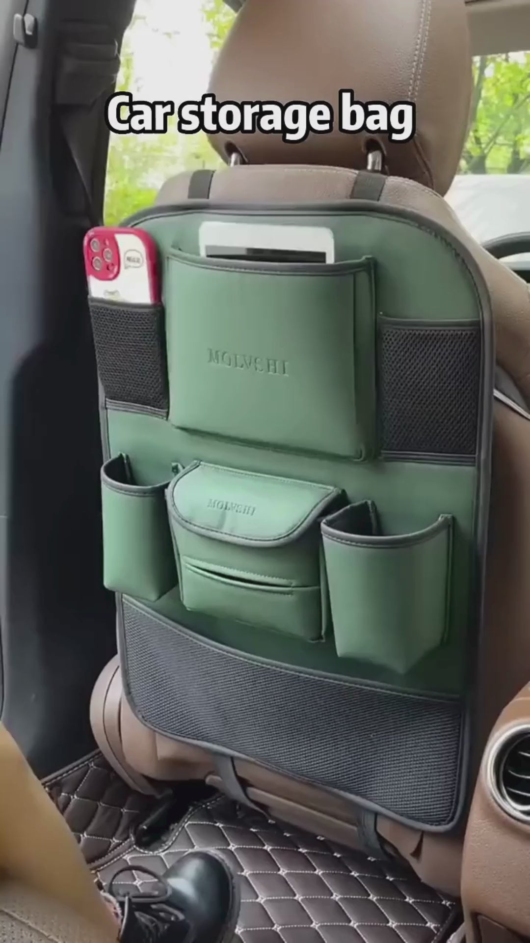 Car Seat Back Organizer Storage (Pack of 2)