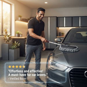 4749 Car Duster Long Retractablesoftnon-sliphandle Multipurpose Microfiber Wash Brush Vehicle Interior And Exterior Cleaning Kit With For Car Boats Or Home - stellar-photo-guarantee