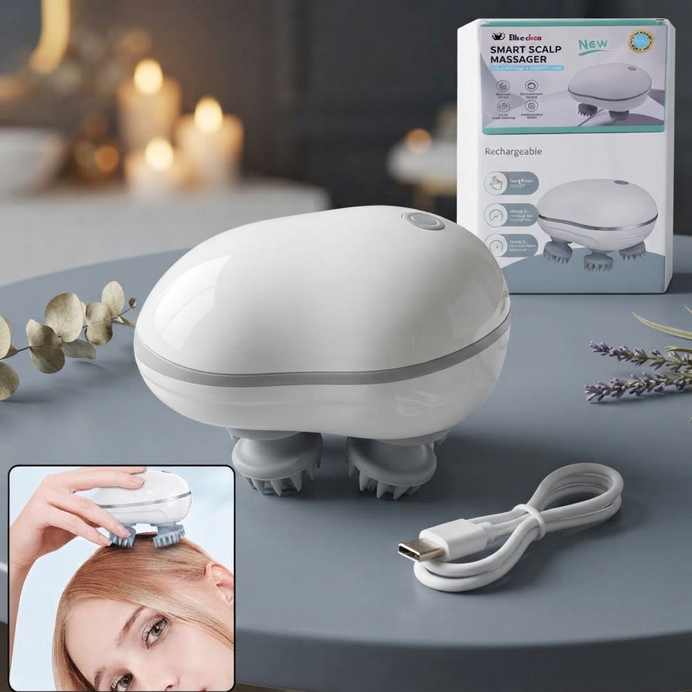 Smart Electric Scalp Massager (1 Pc) - stellar-stats-with-image