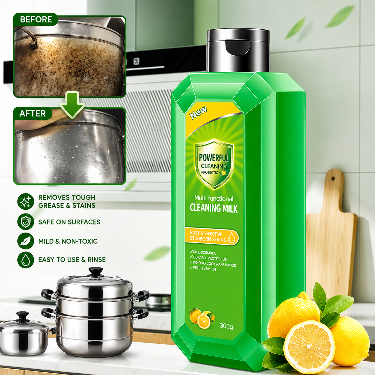 Powerful Multifunctional Cleaner (Pack of 4)
