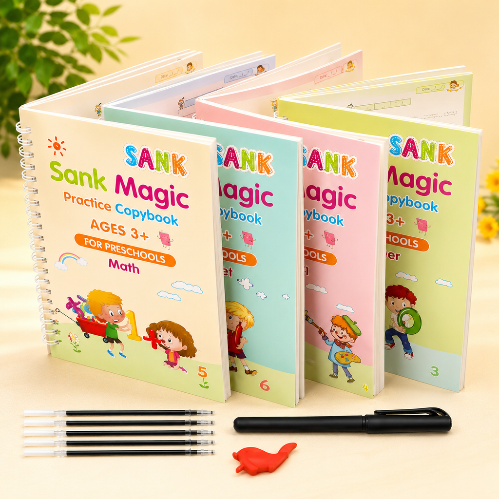 Magic Practice Copybook (4 Book + 10 Refill) (A-127)