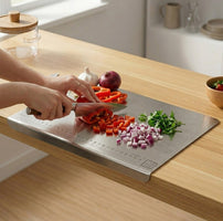 Stainless Steel Cutting Board - Odor-Free Hygienic Food Prep